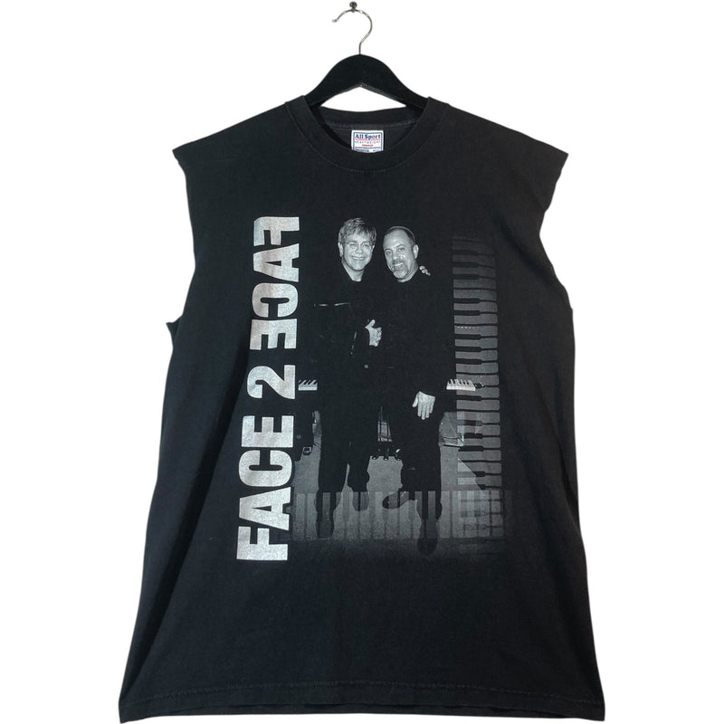 Vintage Face To face 2002 Billy Joel Elton John Crewneck T-Shirt