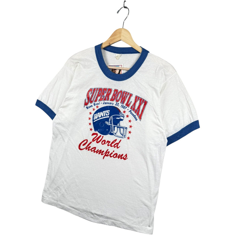 Vintage NFL Super Bowl XXI Giants World Champion T-Shirt