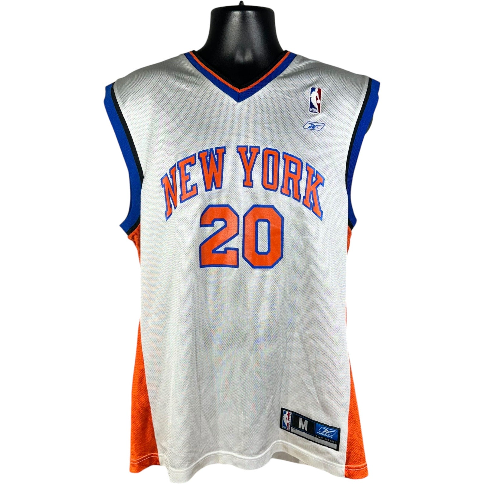 Vintage Reebok New York Knicks 20 Allan Houston Jersey