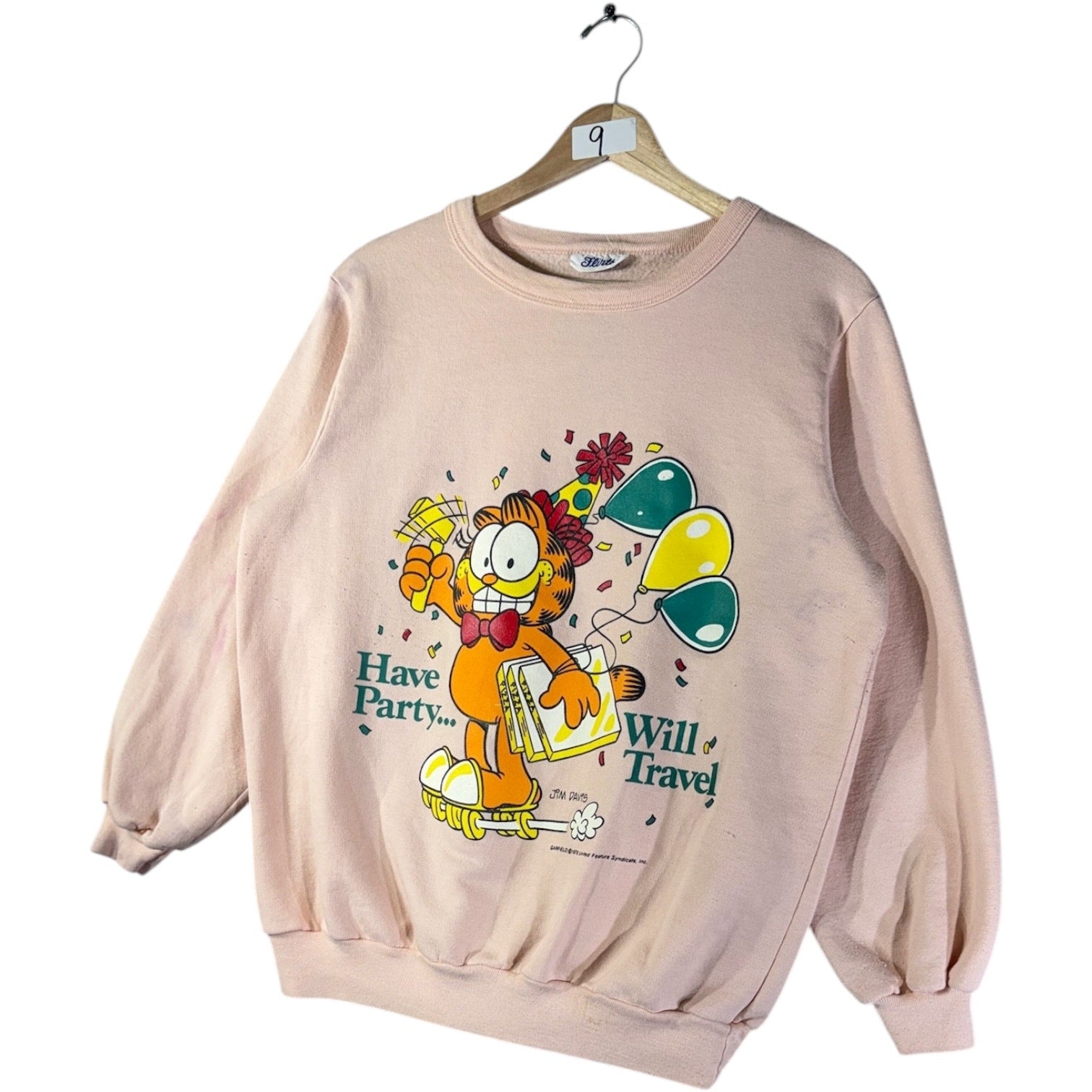 Vintage Garfield Comic Graphic Crewneck