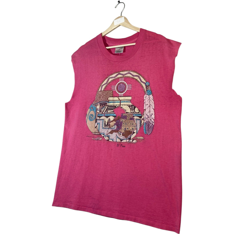 Vintage Oneita El Paso Muscle Sleeves Tank Top