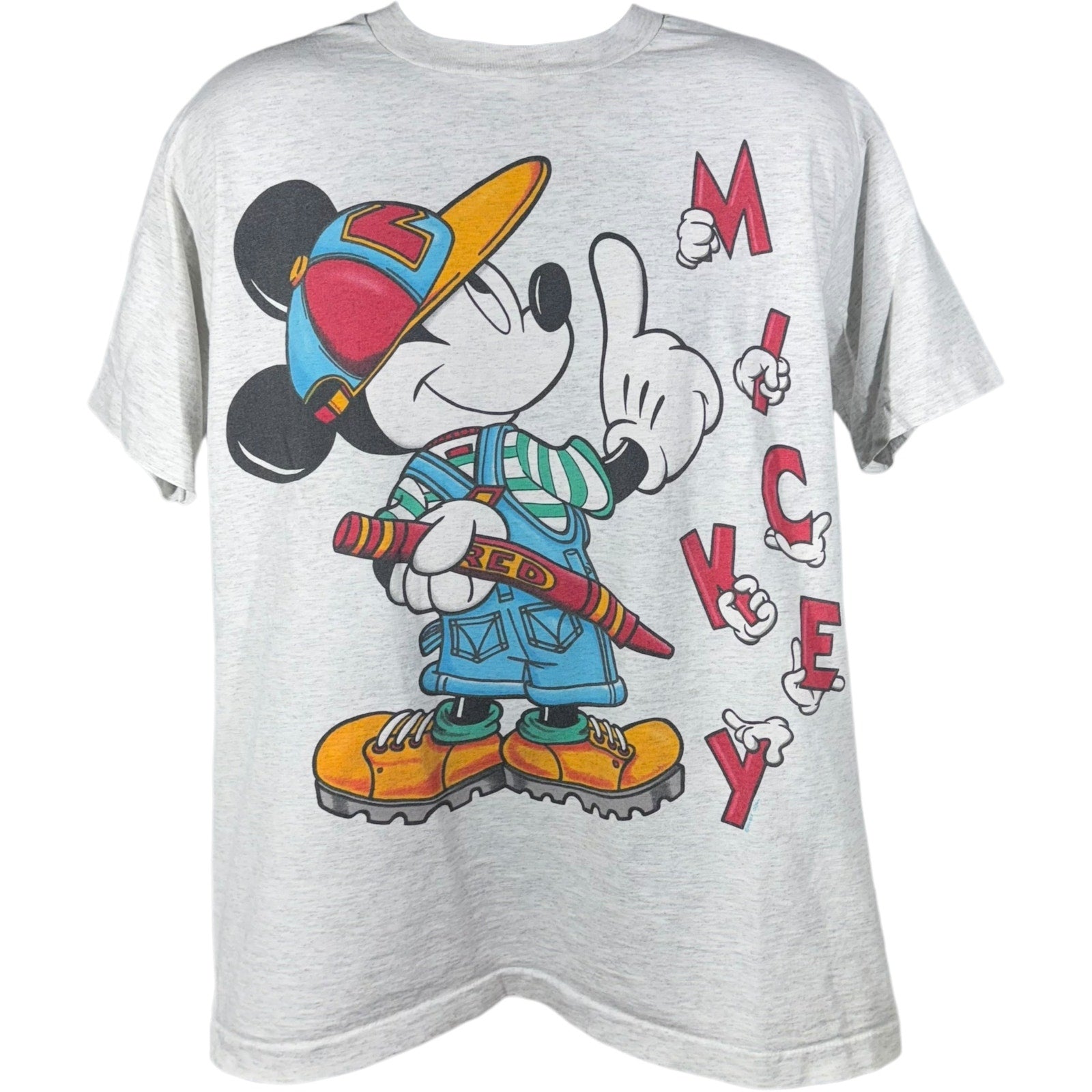 Vintage Disney Mickey Mouse Jumbo Print Tee 90s