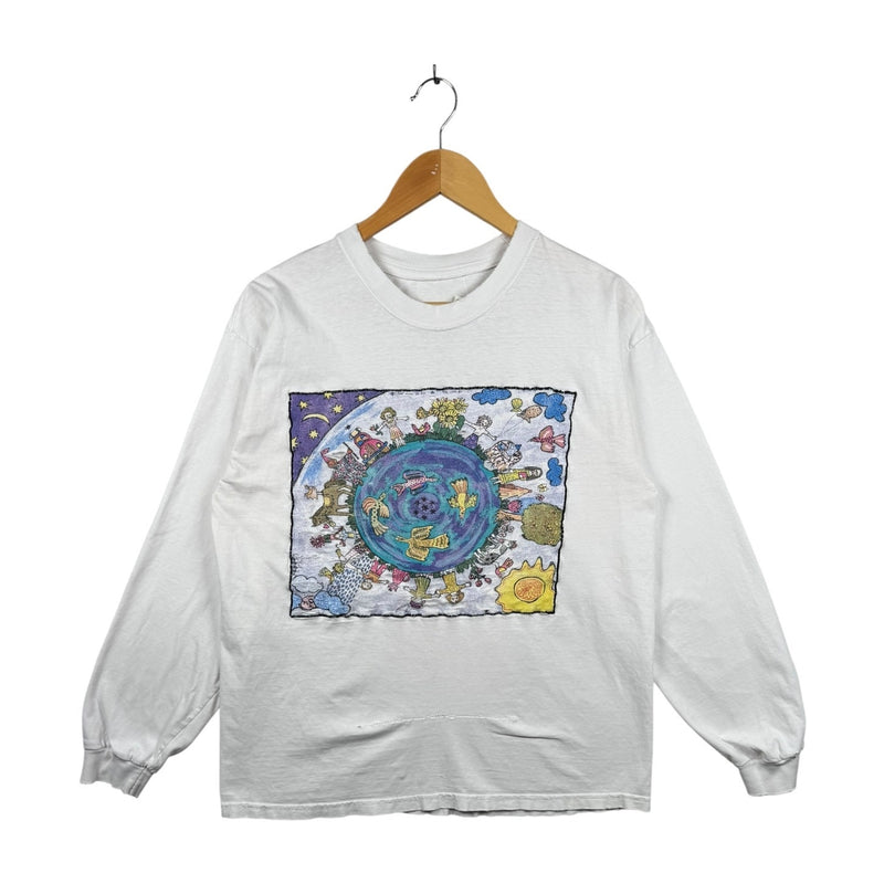 Vintage Earth Day Style Graphic Long Sleeve