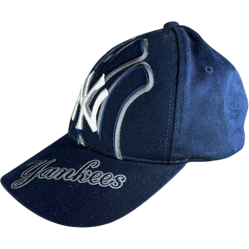 Vintage New York Yankees Double Logo Velcro Hat