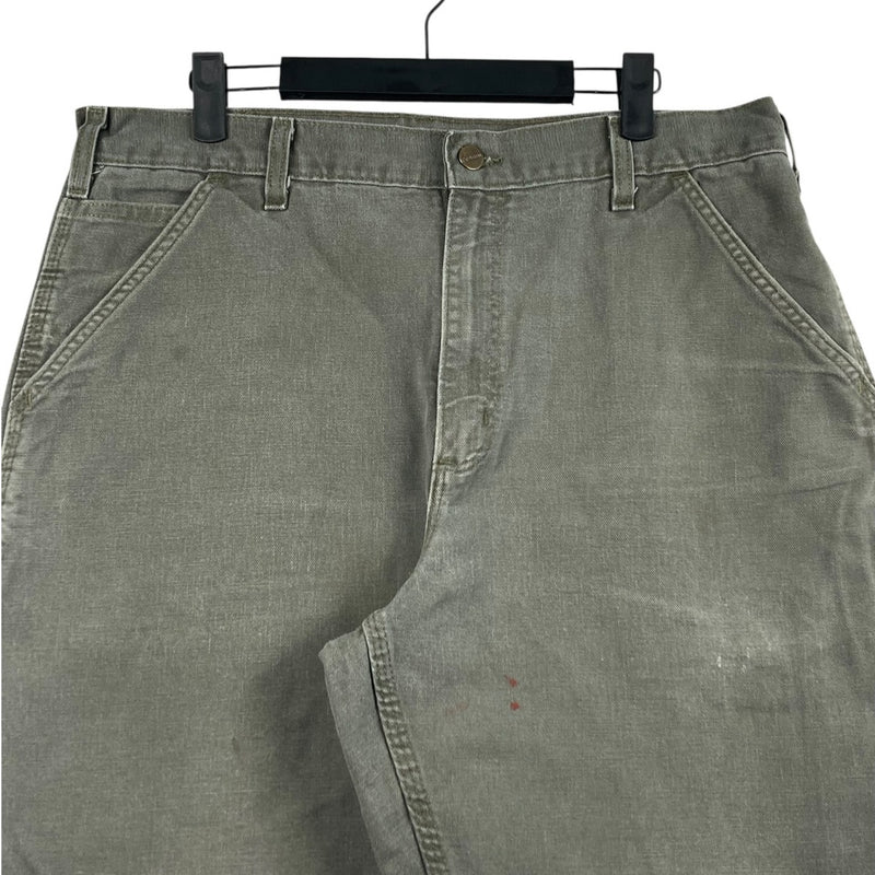 Vintage Carhartt Dungaree Denim Shorts 36