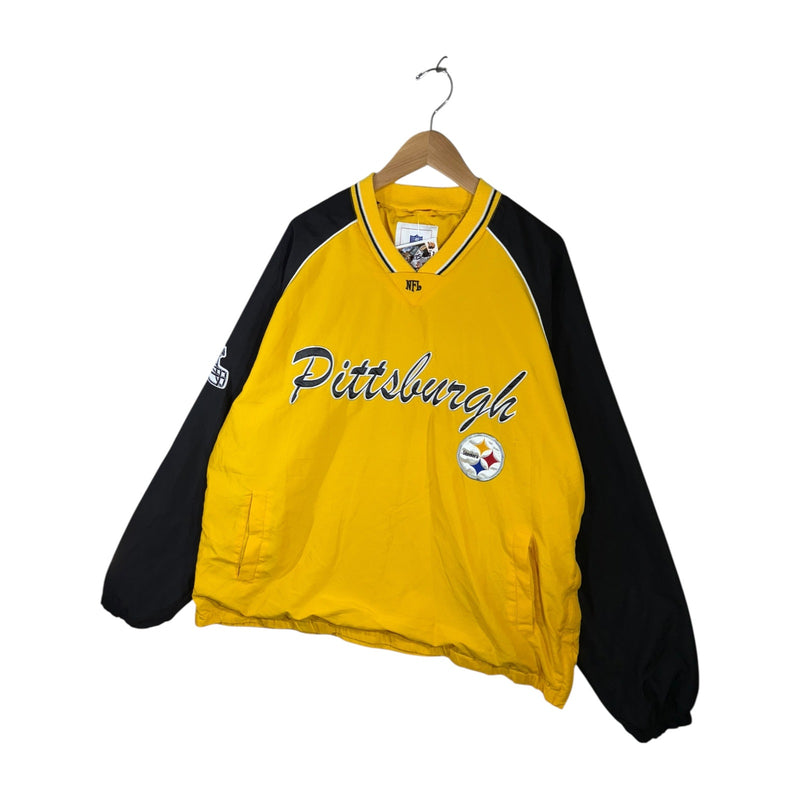 Vintage Pittsburgh Steelers NFL V-Neck Sweatshirt