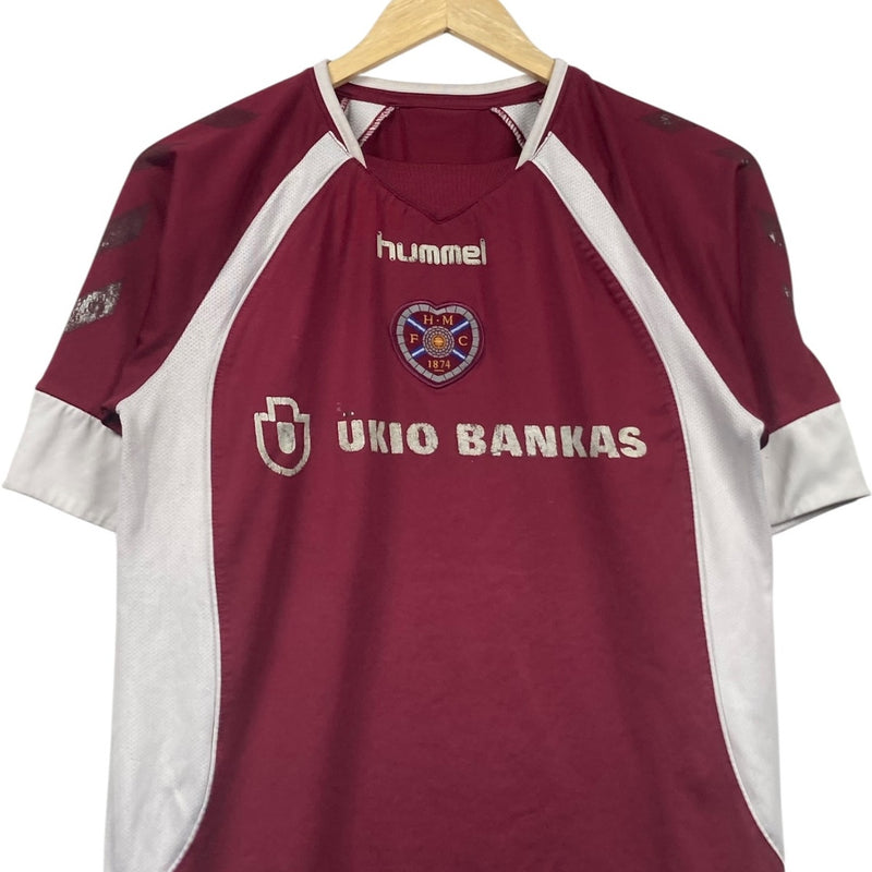 Vintage Hummel Heart of Midlothian Soccer Jersey