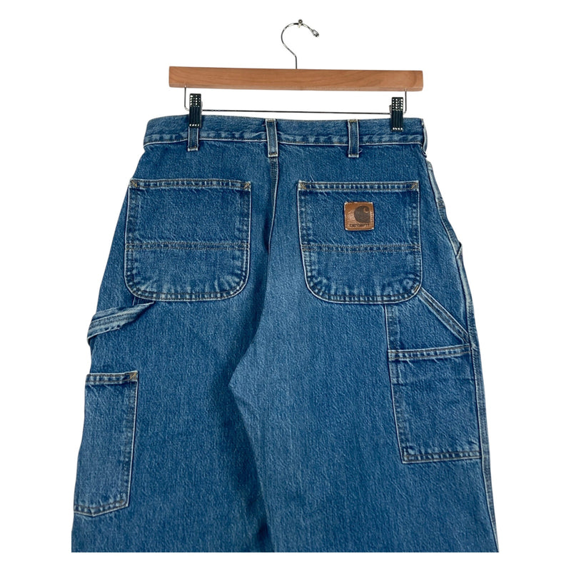 Vintage Carhartt Denim Carpenter Shorts 33
