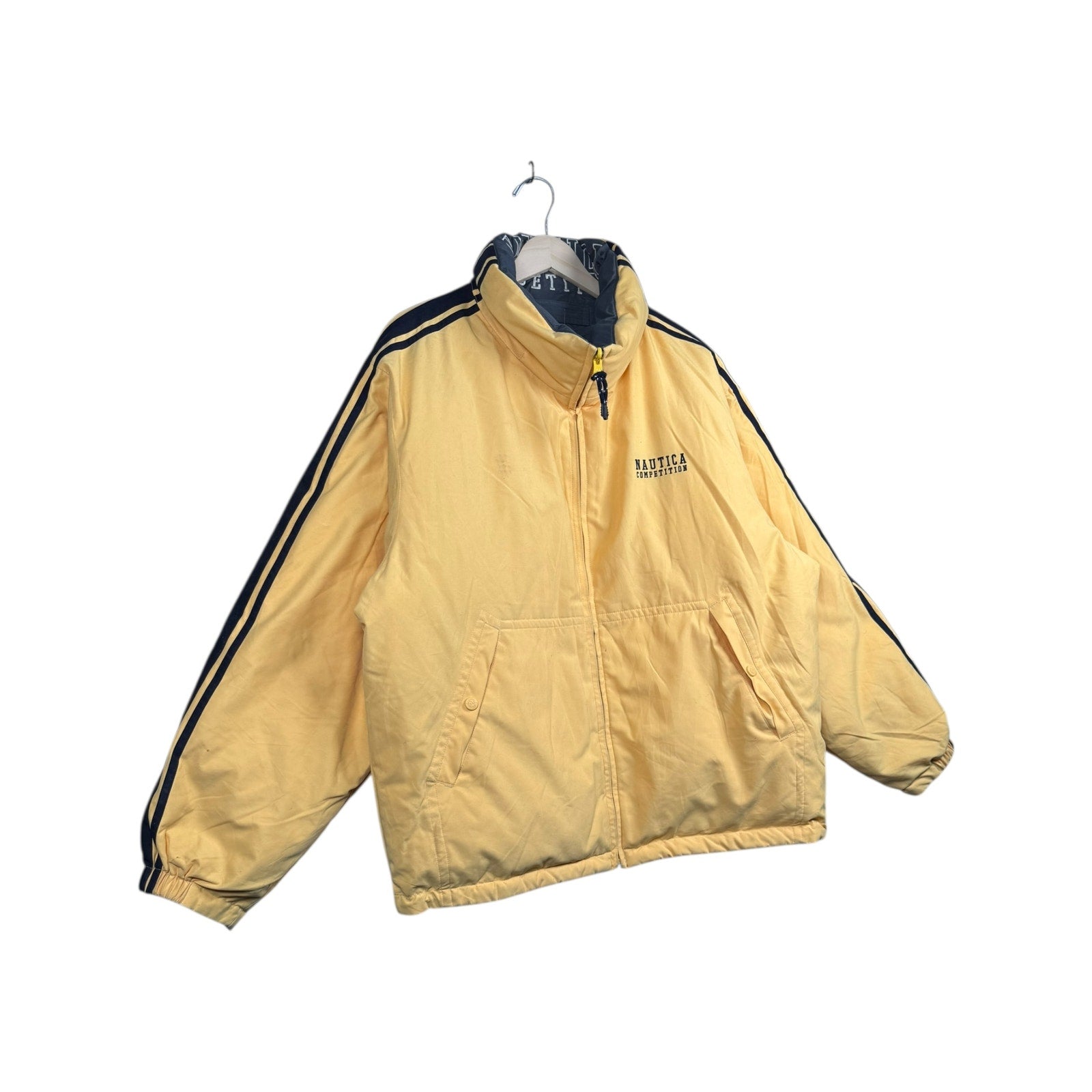 Vintage Nautica Competition Reversible Puffer Jacket