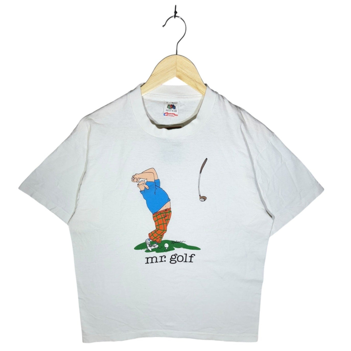 Vintage Women's Mr. Golf Comic T-Shirt