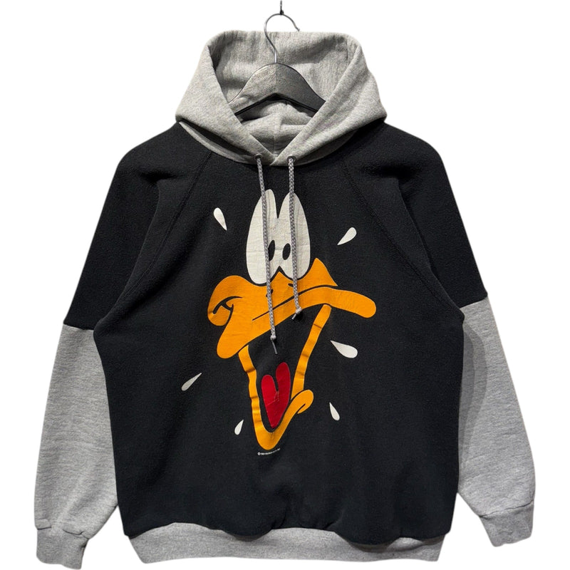 Vintage Looney Tunes Daffy Duck Big Face Hoodie