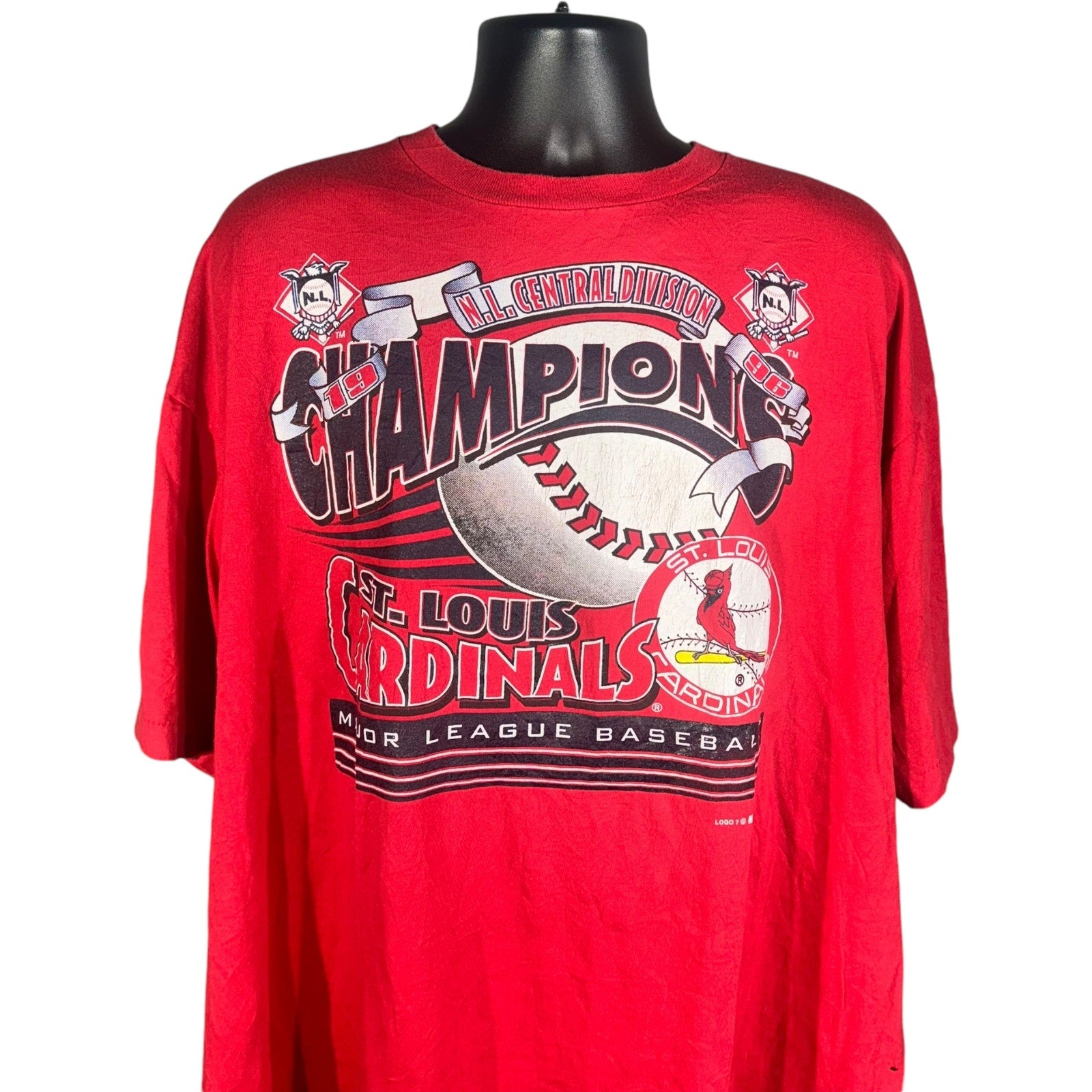 Vintage St. Louis Cardinals Central Division Champions Tee