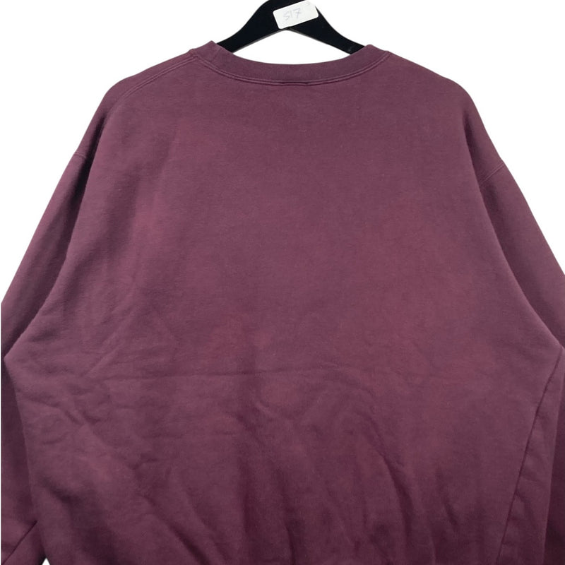 Vintage Timberland Burgundy Embroidered Logo Crewneck