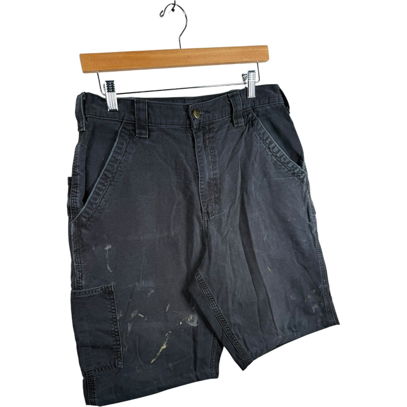 Vintage Carhartt Loose Fit Cargo Denim Shorts 32