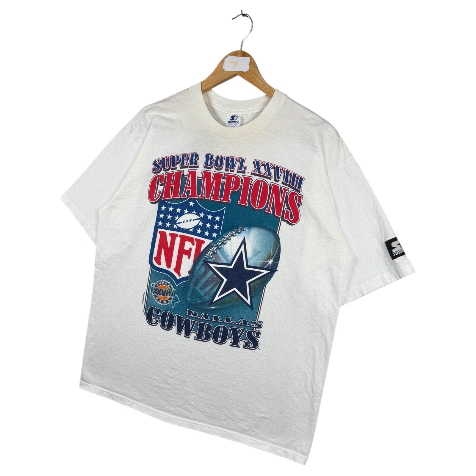 Vintage Starter Dallas Cowboys NFL Graphic T-Shirt