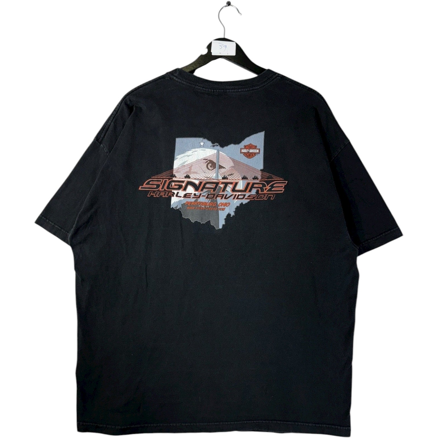 Vintage Harley Davidson Signature Eagle Graphic T-Shirt