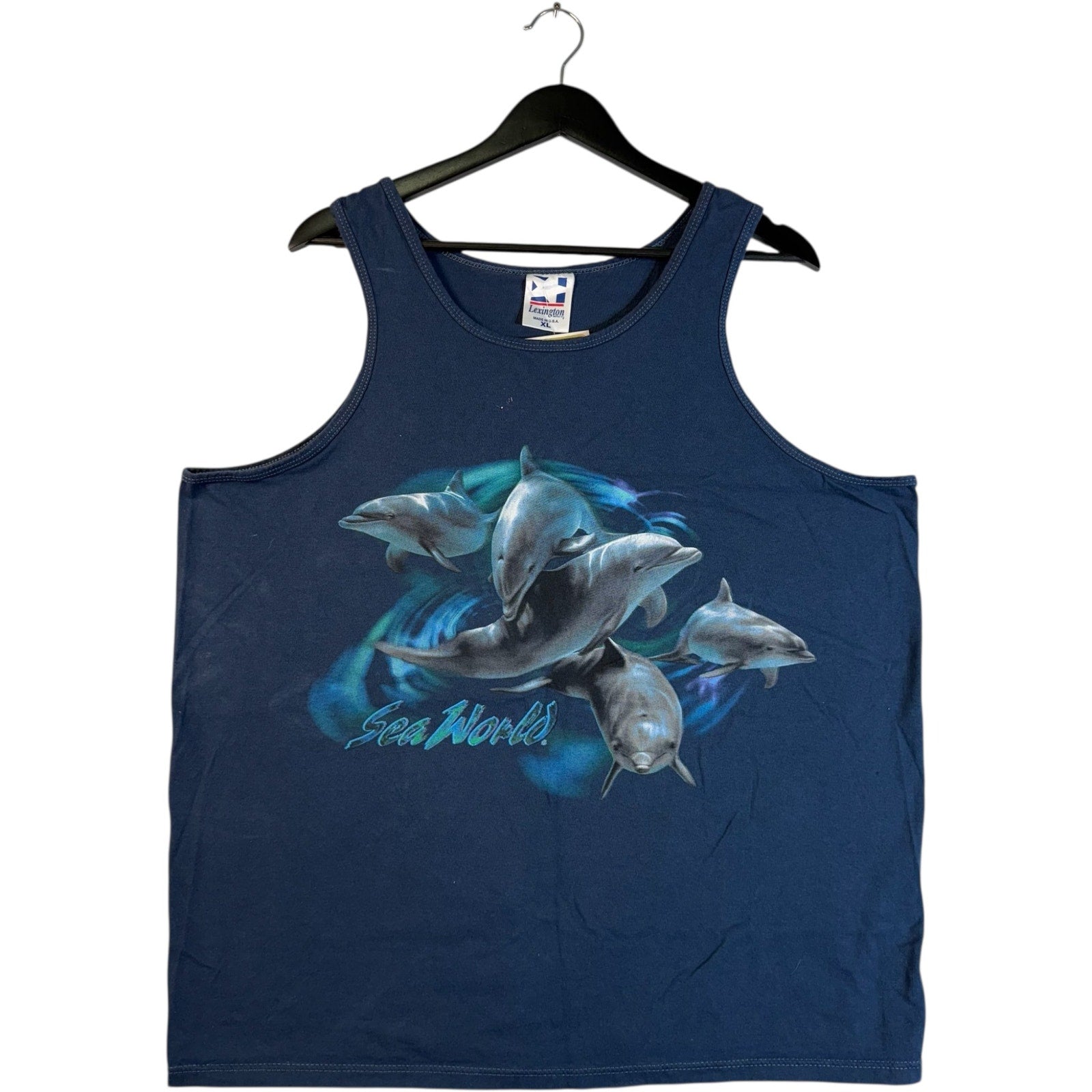 Vintage Sea World Dolphins Tank Top