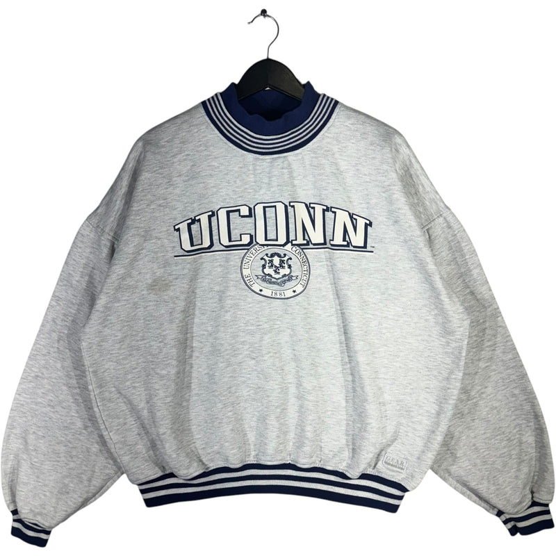 Vintage University Of Connecticut Mock Neck Crewneck