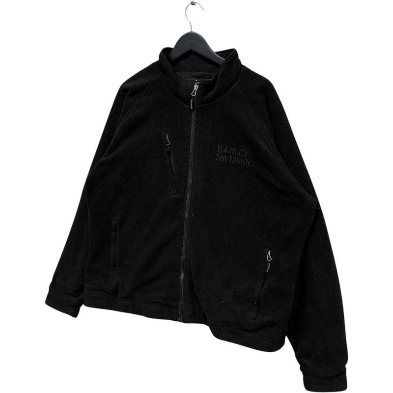Vintage Harley Davidson Embroidered Fleece