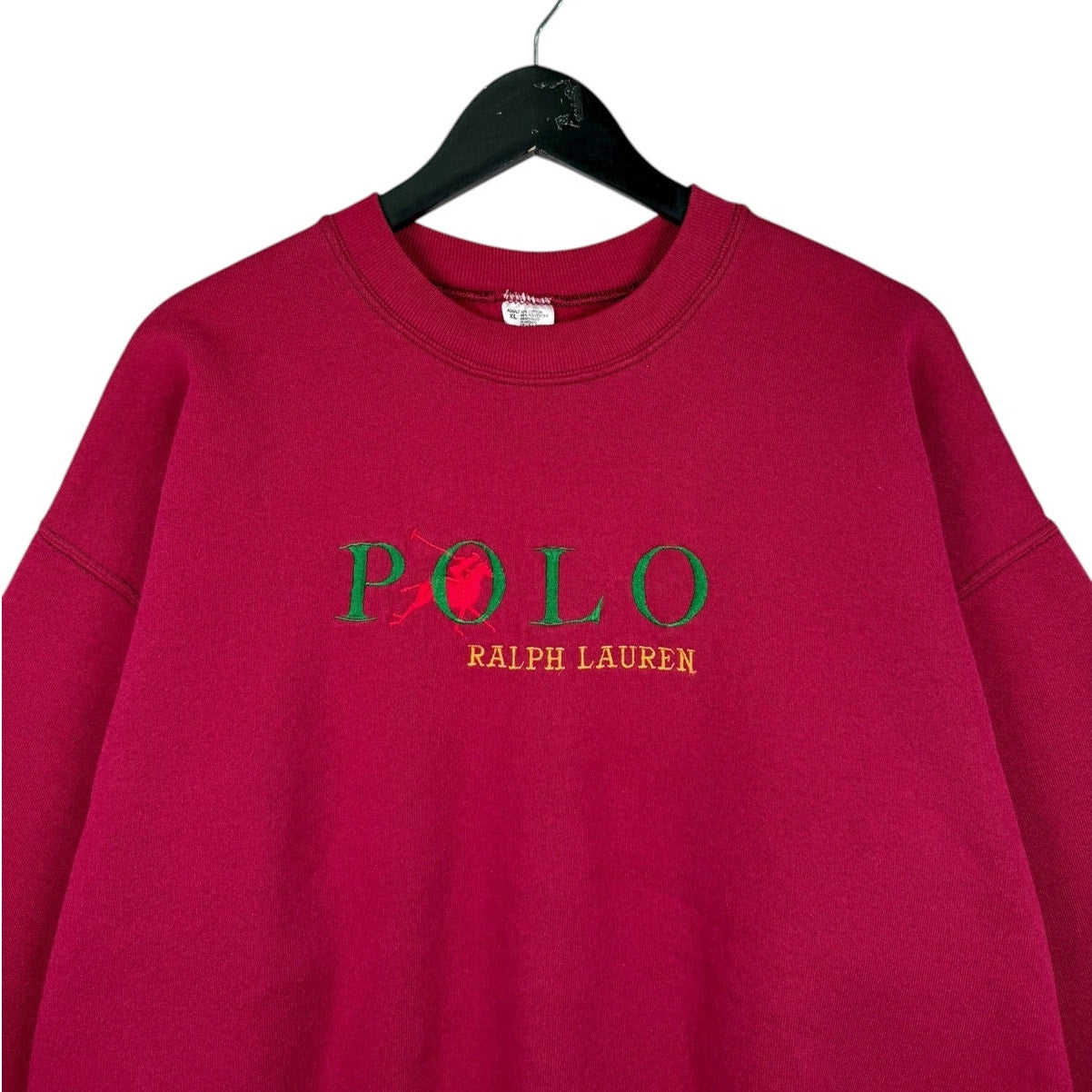 Vintage Polo Ralph Lauren Embroidered Logo Crewneck