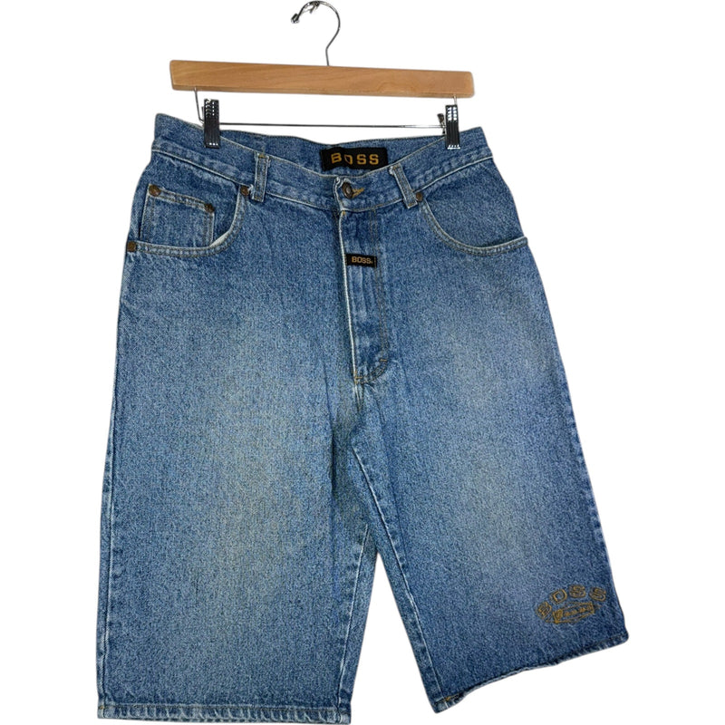 Vintage Boss Jeans Straight Leg Bermuda Denim Shorts