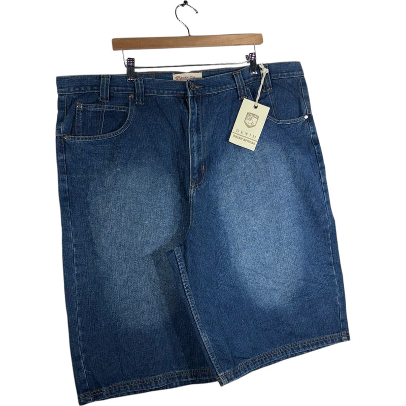 Vintage Brooklyn Xpress Baggy Denim Shorts 46x13 NWT