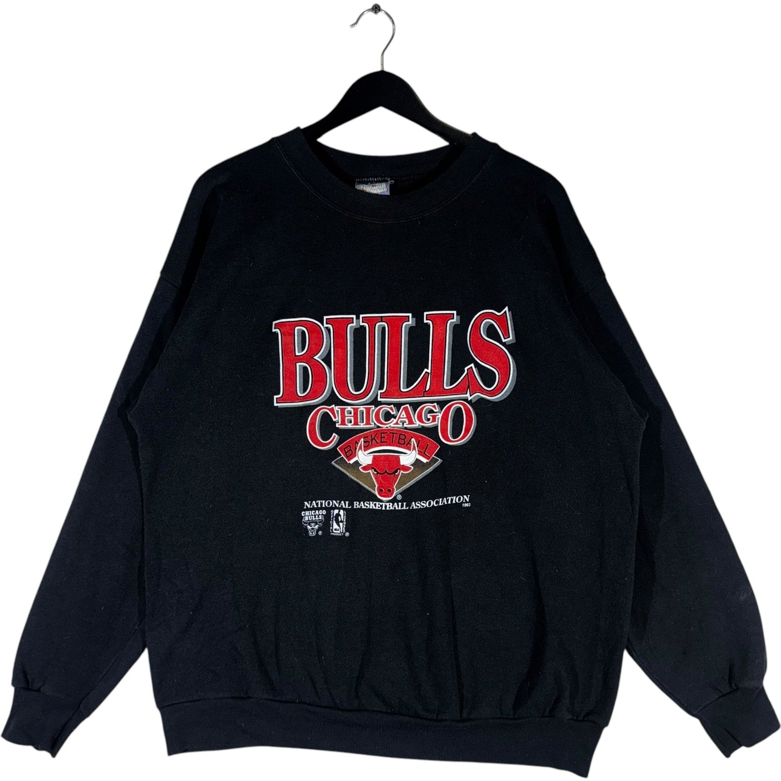 Vintage NBA Chicago Bulls Spell Out Graphic Crewneck 1993