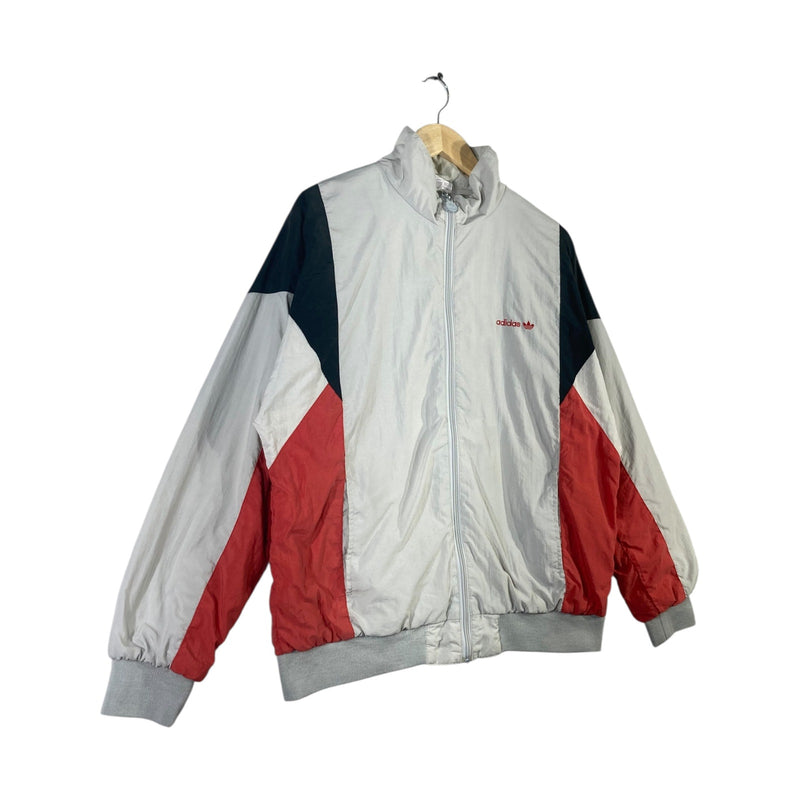 Vintage Adidas Trefoil Colorblock Full Zip Windbreaker