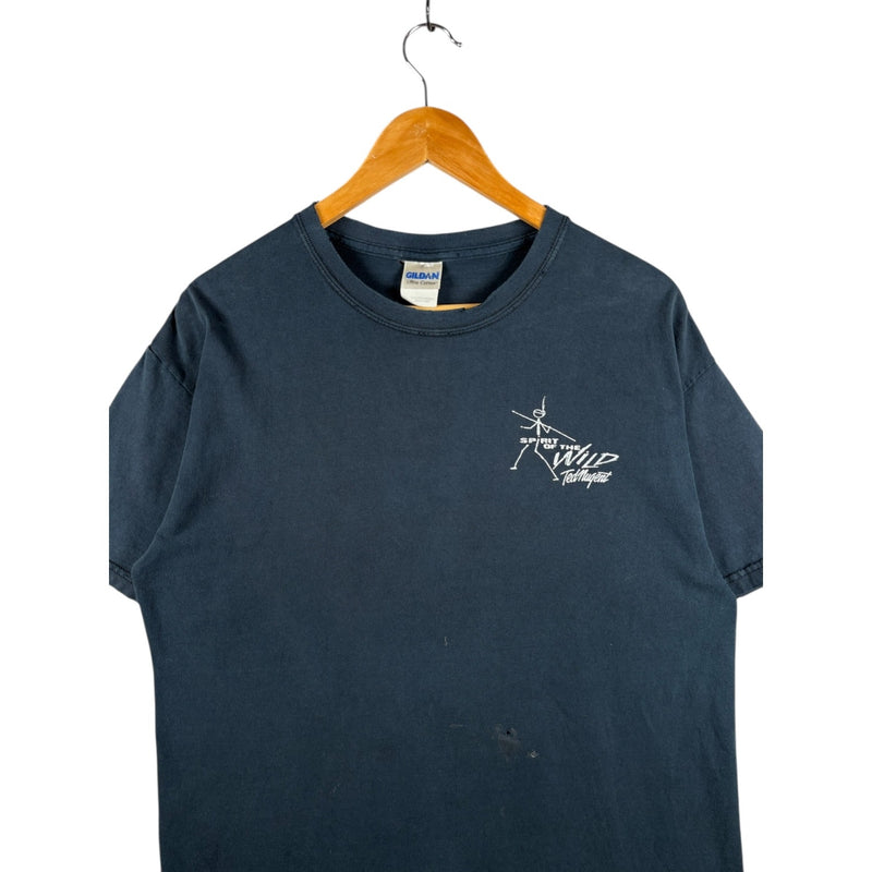 Vintage Ted Nugent I Keep I Bear Graphic Print T-Shirt