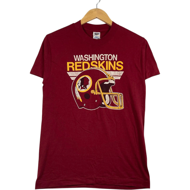 Vintage Washington Redskins Spellout Large Helmet NFL Tee