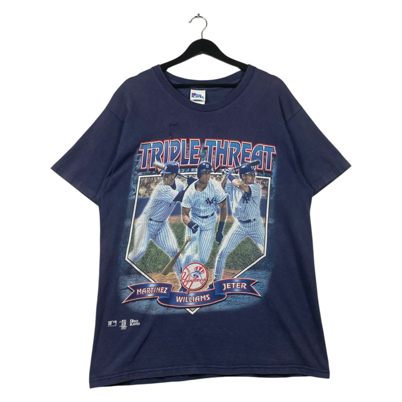 Vintage Pro Player New York Yankees Derek Jeter, Tino Martinez & Devin Williams MLB T-Shirt