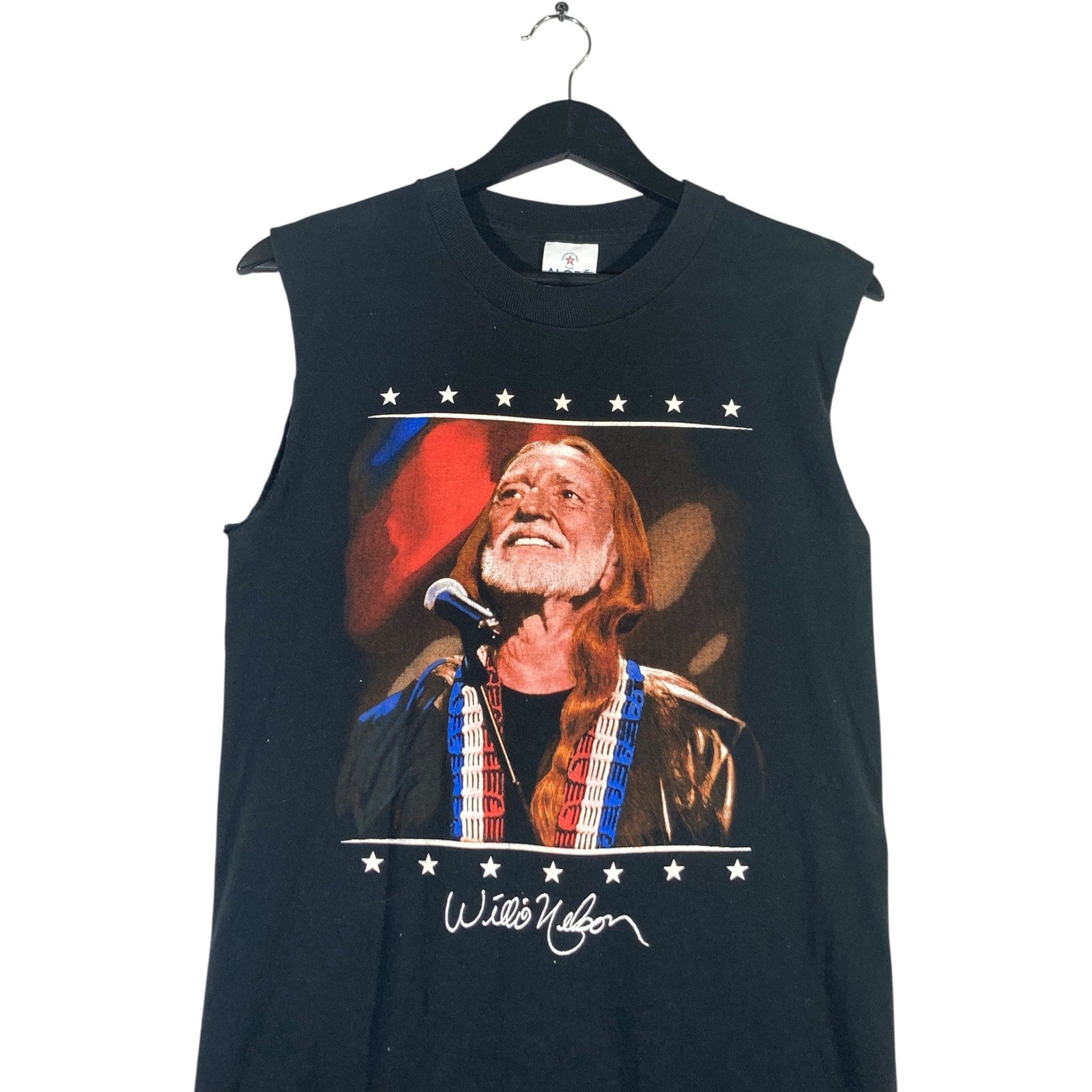 Vintage Willie Nelson Tank Top Small American Singer Tank Top