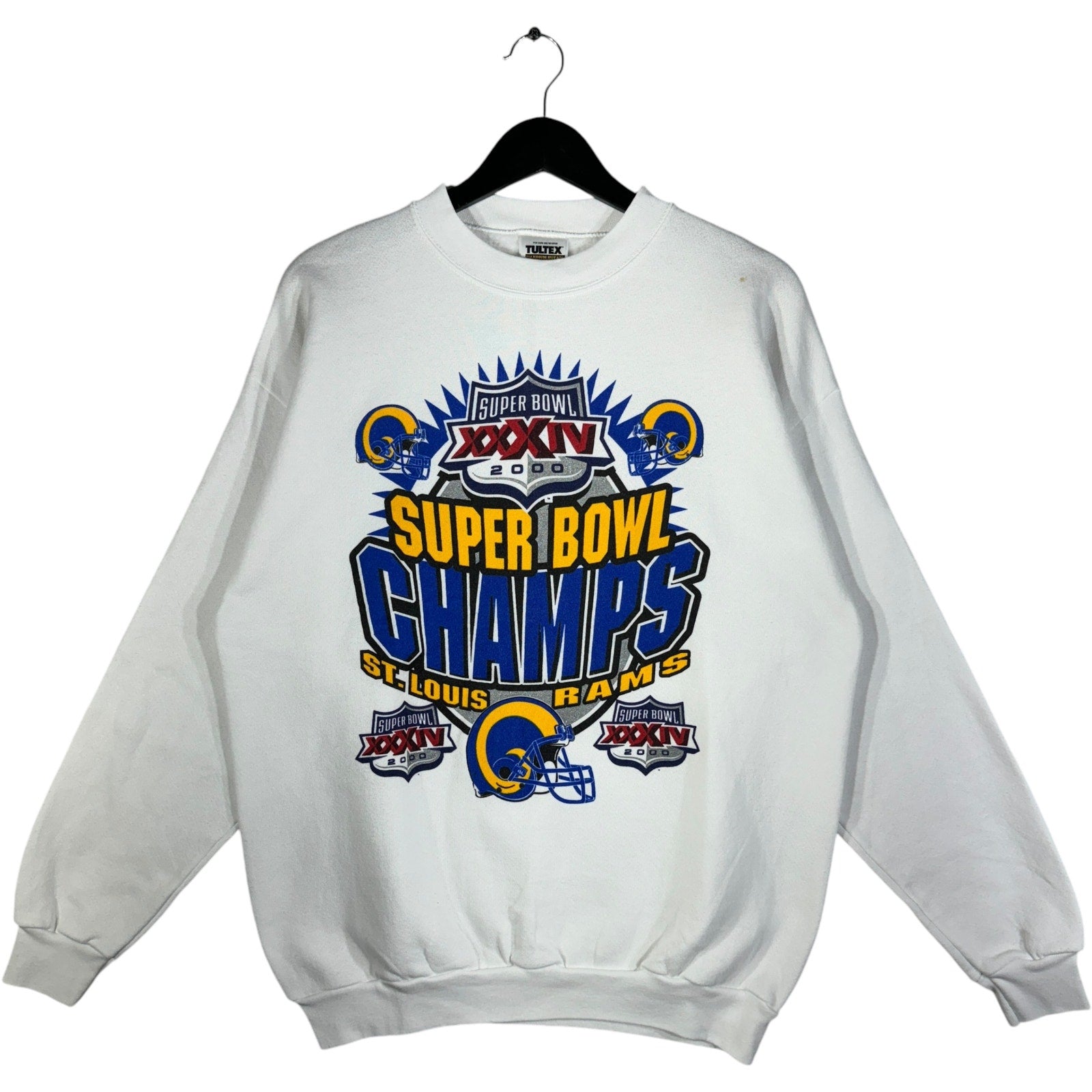 Vintage St. Louis Rams Super Bowl Champs Crewneck 2000