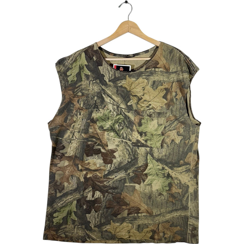 Vintage Tree Camo Pocket Tank Top