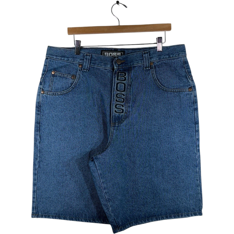 Vintage Boss "Big Fit" Denim Shorts 38x11 NWT