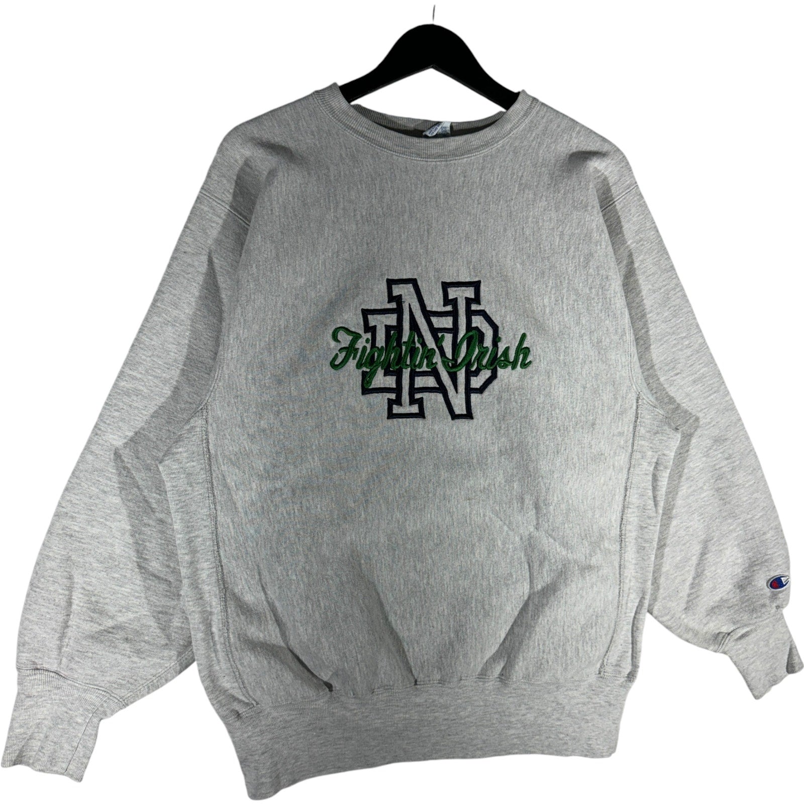 Vintage Champion Reverse Weave University of Notre Dame Crewneck