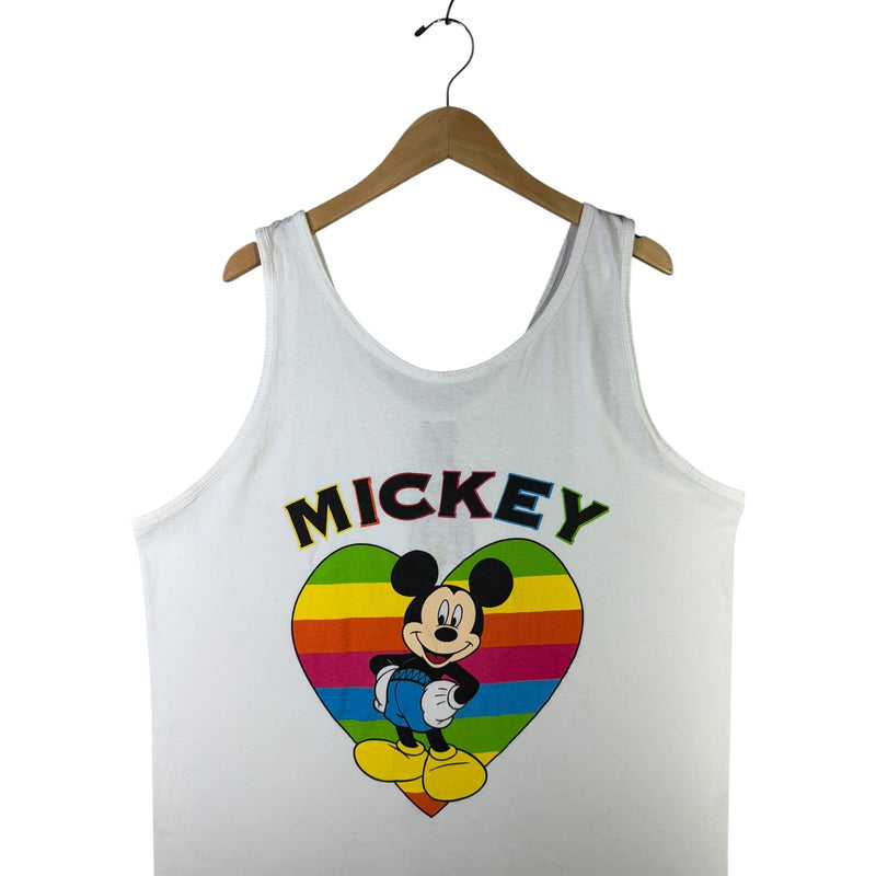 Vintage Mickey Unlimited Heart Pride Rainbow Tank Top