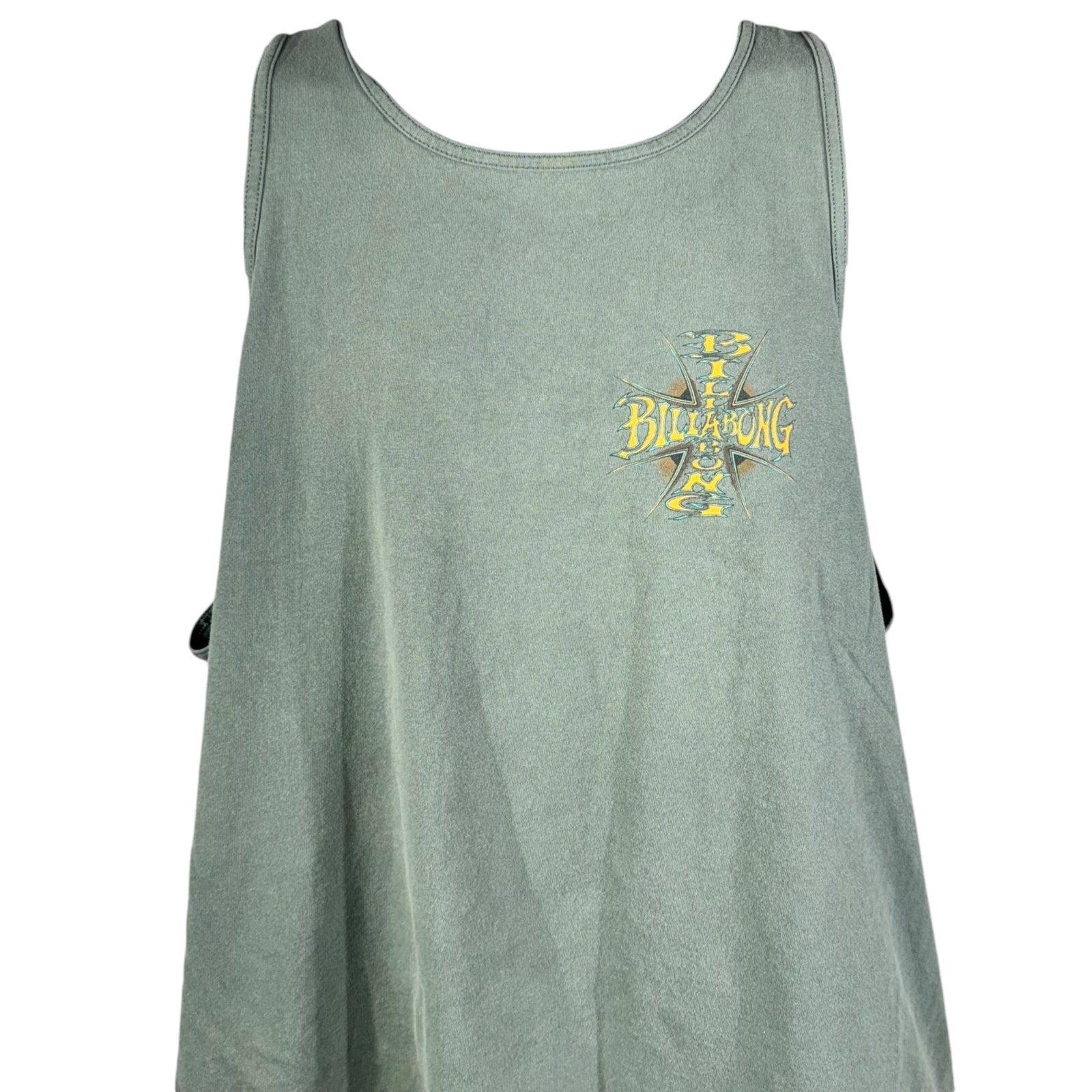 Vintage Billabong Cross Logo Mullet Tank Top