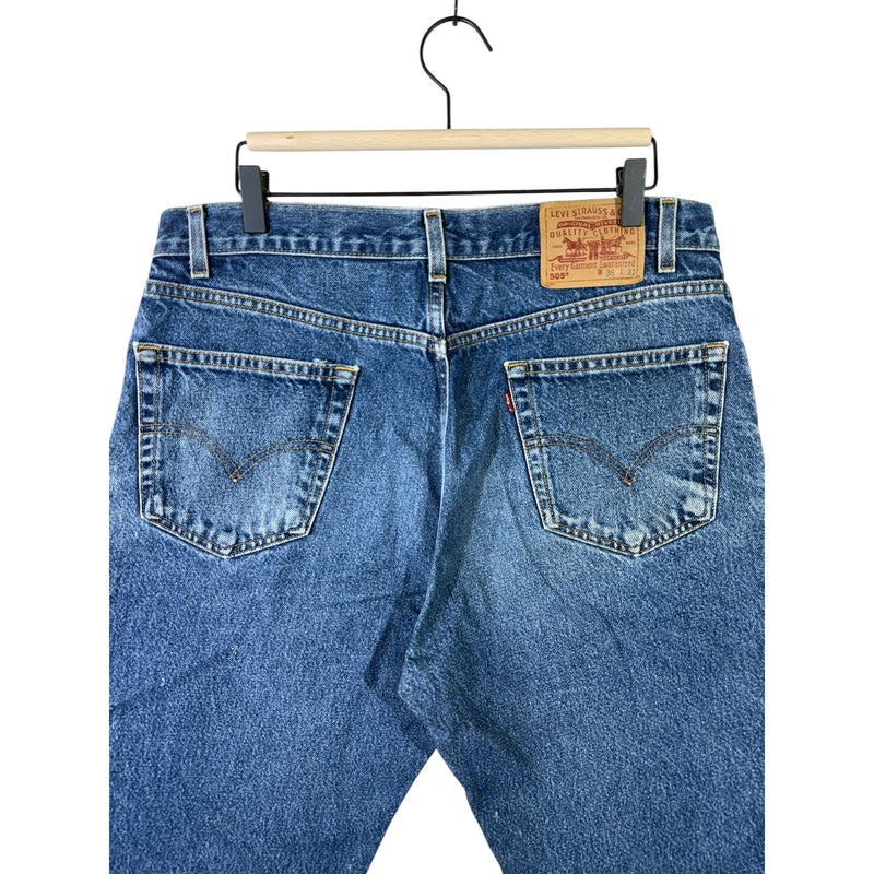 Vintage Levi's 505 Straight Denim Shorts 36