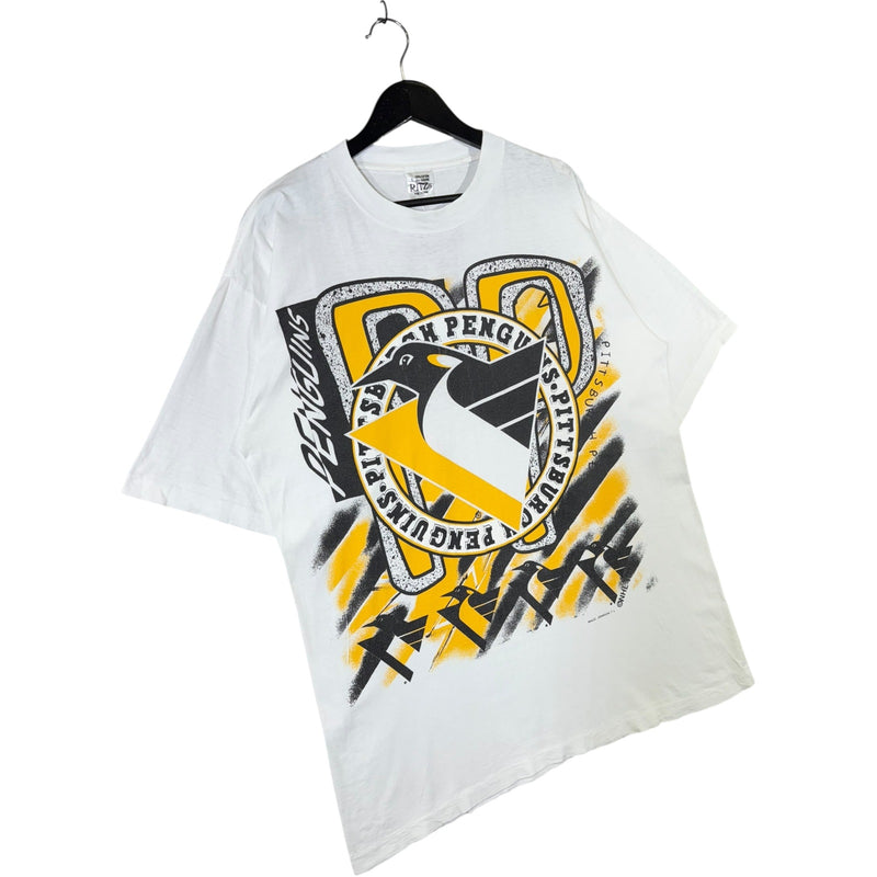 Vintage Pittsburgh Penguins Logo NHL T-Shirt 90s