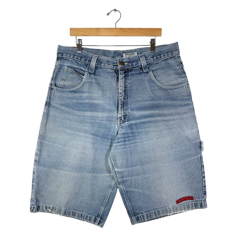 Vintage Iceberg Straight Leg Bermuda Jean Denim Shorts