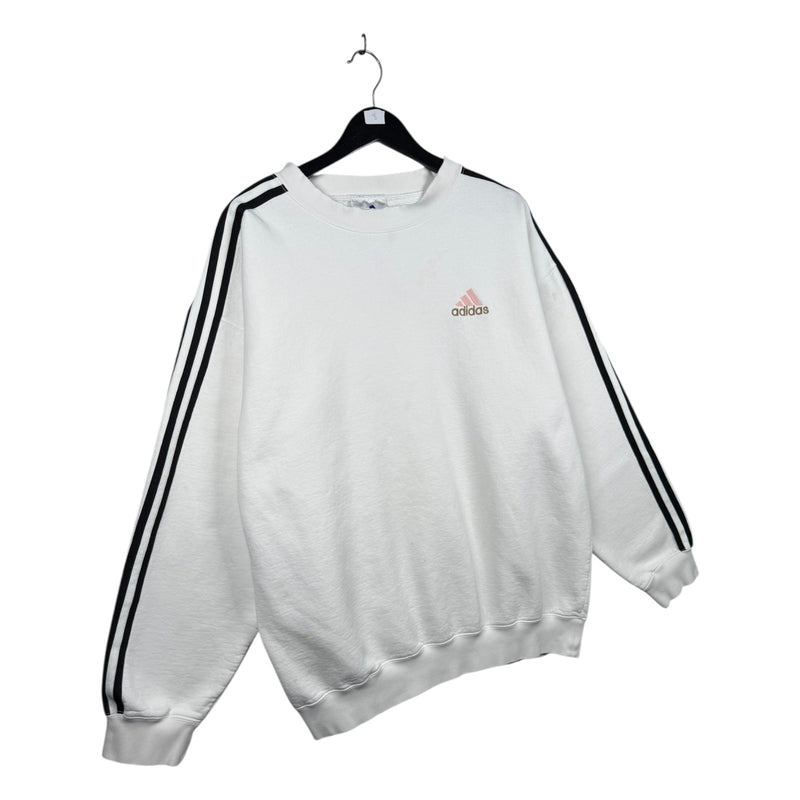 Vintage Adidas Striped Sleeves Sweatshirt Crewneck