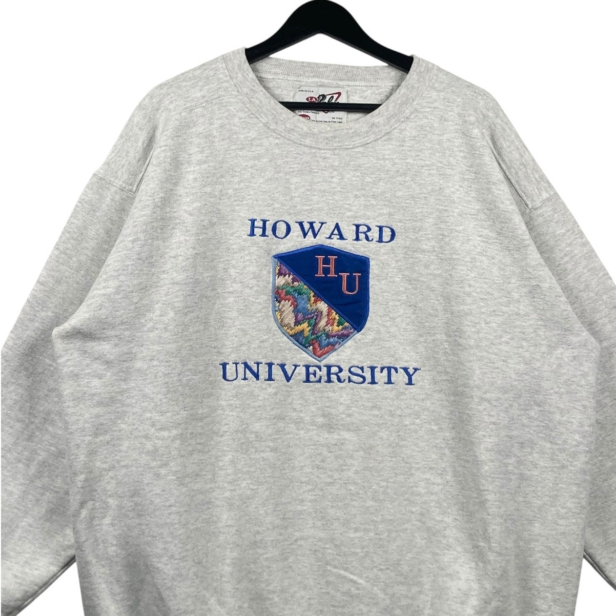 Vintage Embroidered Howard University Crewneck