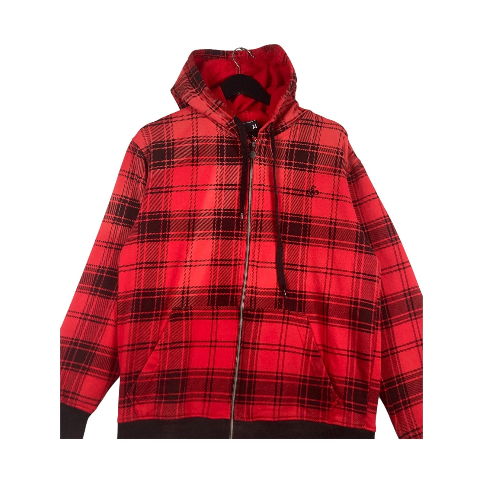 Vintage Southpole Plaid Zip Up Hoodie
