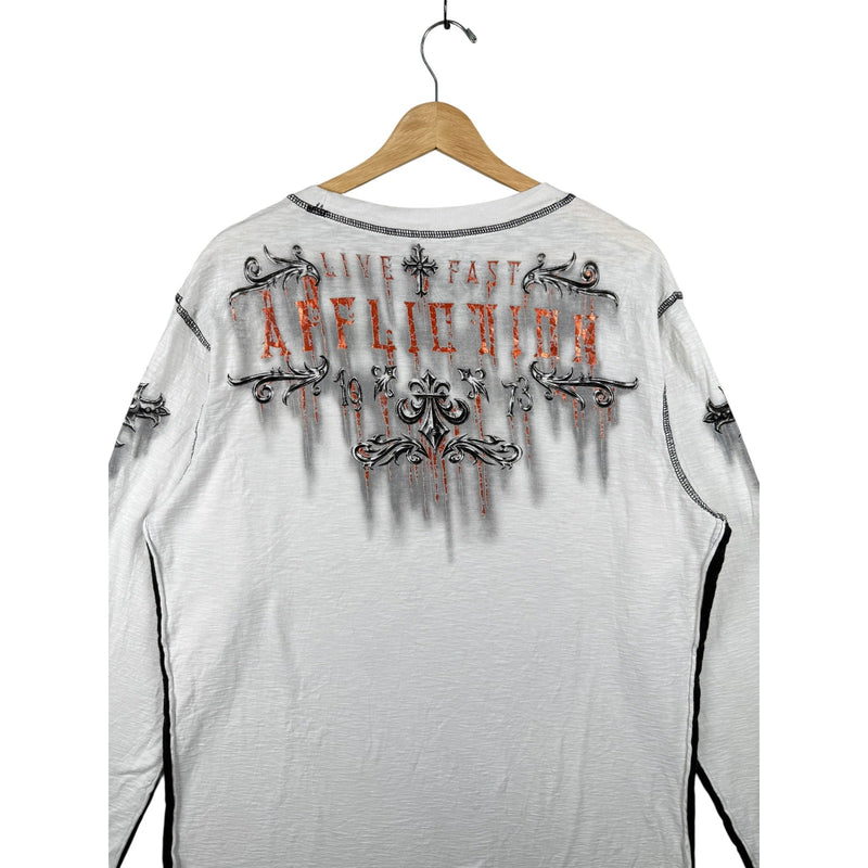 Vintage Affliction Live Fast Long Sleeve Tee
