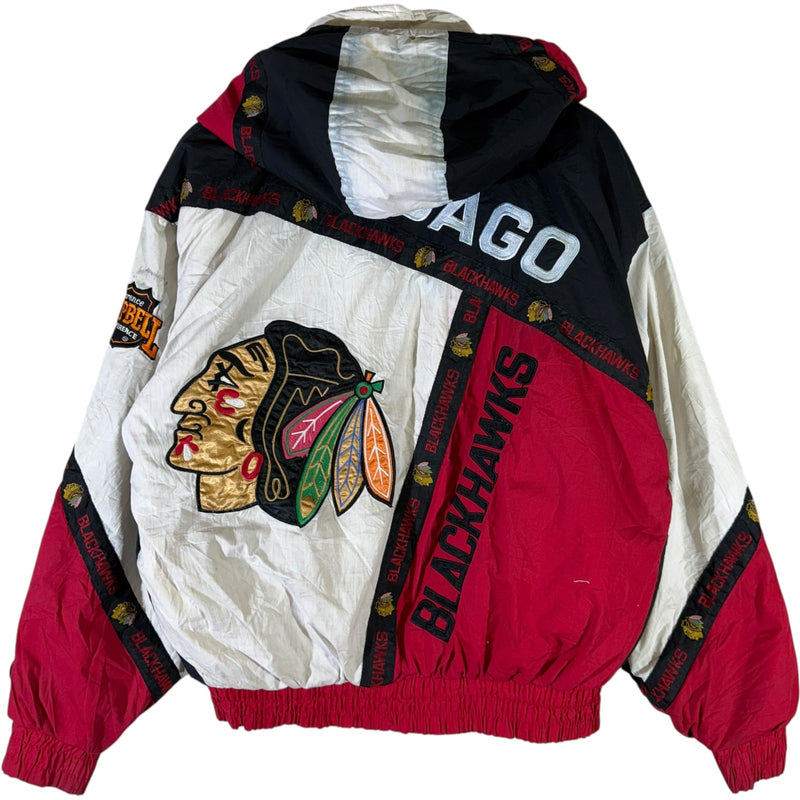 Vintage Chicago Blackhawks Pro Player Puffer Jacket