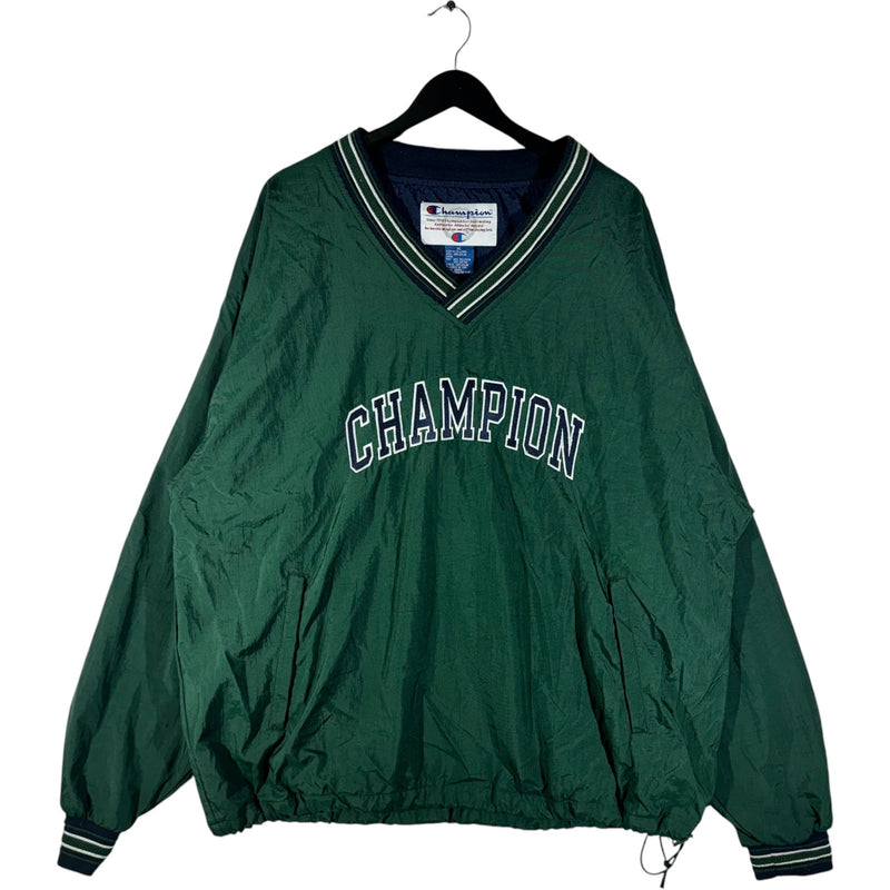 Vintage Champion Logo Pullover Windbreaker