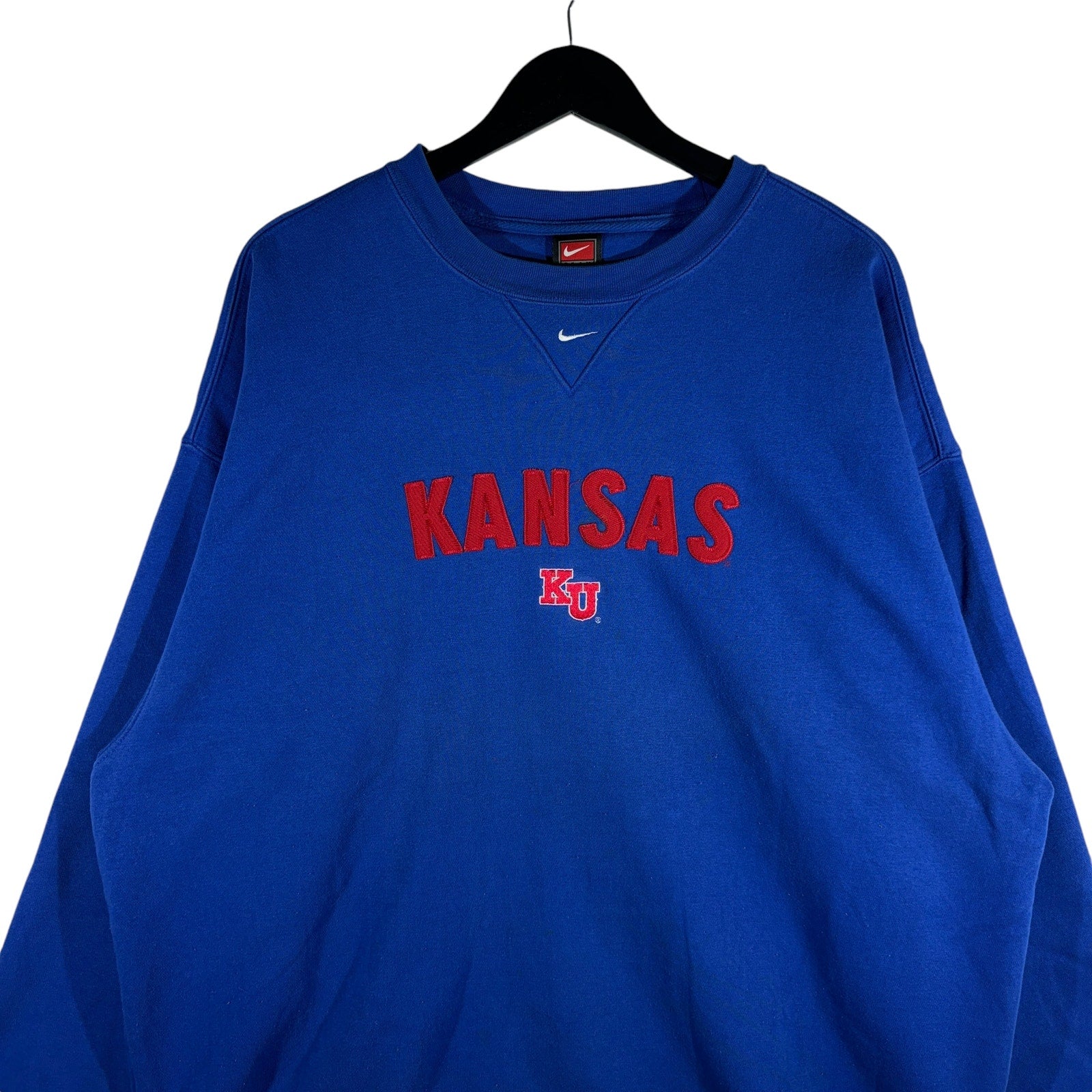 Vintage Nike University Of Kansas Center Swoosh Crewneck