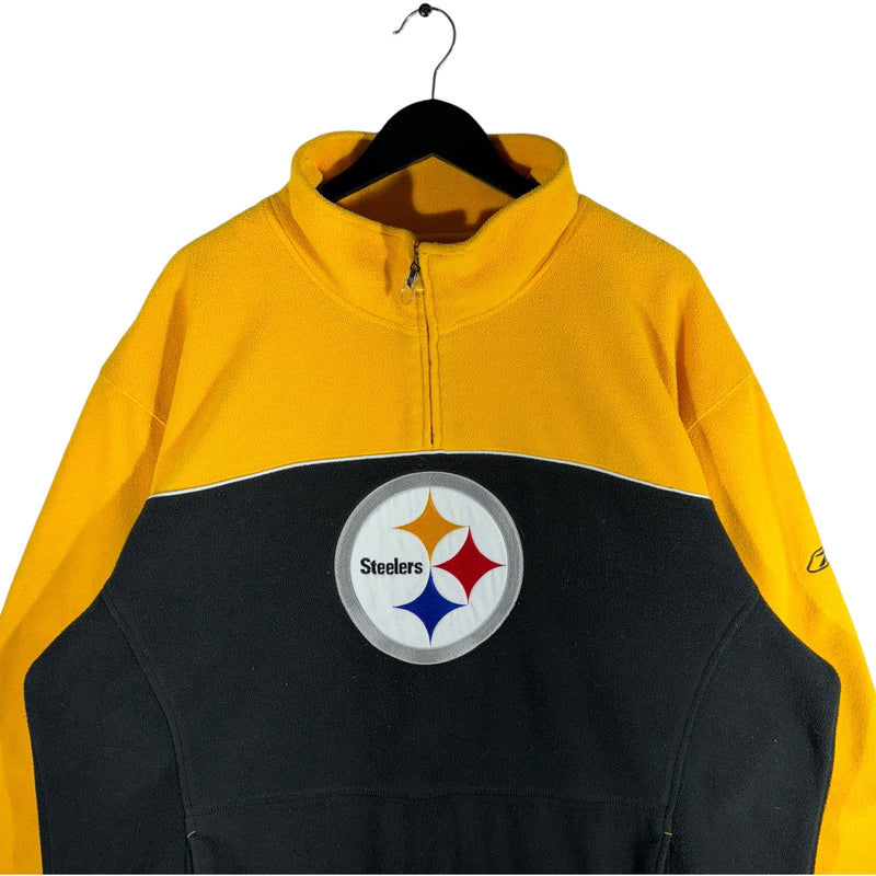 Reebok Pittsburgh Steelers 1/4 Zip NFL Fleece