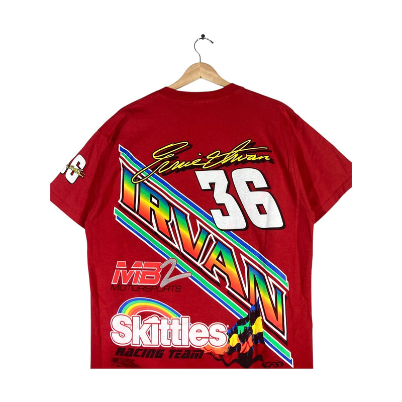 Vintage NASCAR Ernie Irvan Skittles Racing Short Sleeve T-Shirt